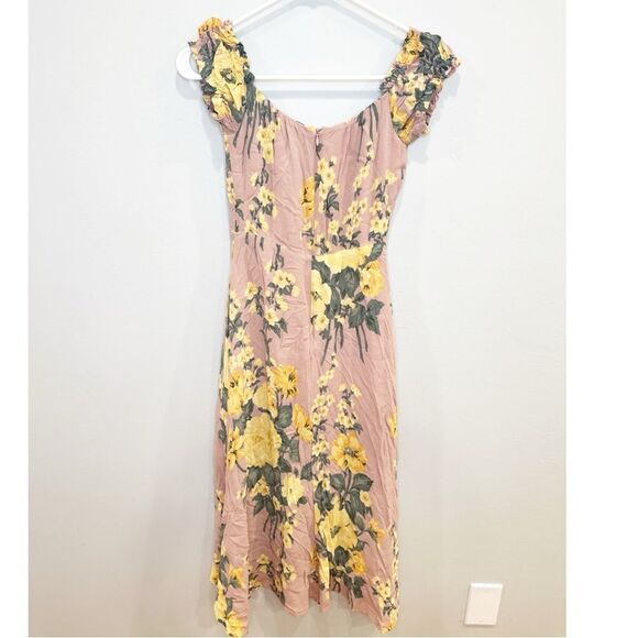 Reformation cordova off the shoulder midi dress
antionette floral - Picture 4 of 5